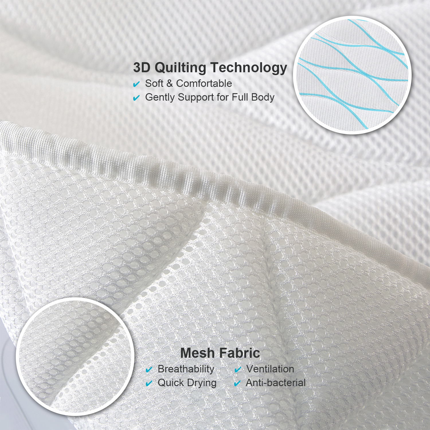 Bath Pillow Luxury Bathtub Pillow With 17 Non Slip Suction Cups
