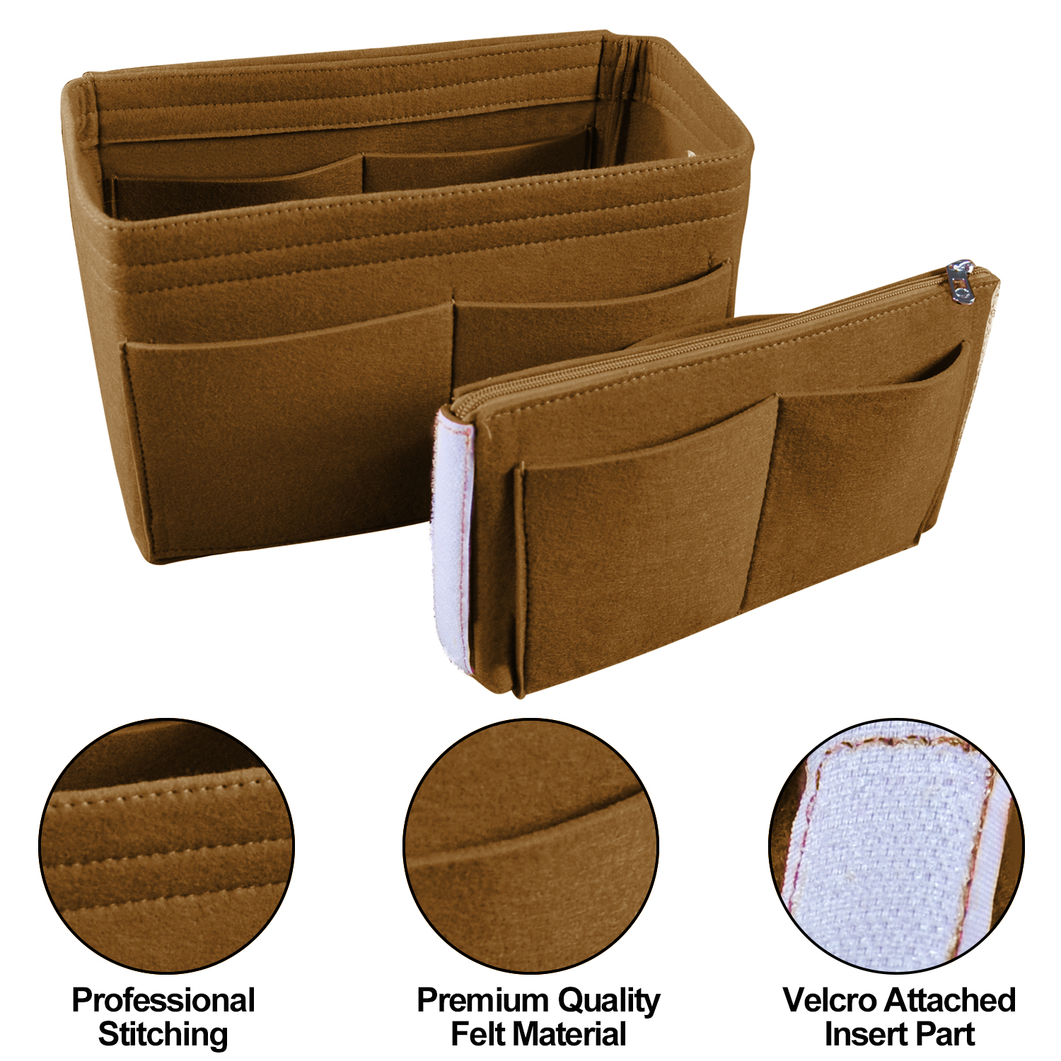  OMYSTYLE Purse Organizer Insert, Tote Bag Organizer